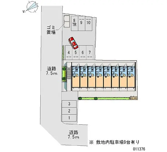 ★手数料０円★大野城市雑餉隈町　月極駐車場（LP）